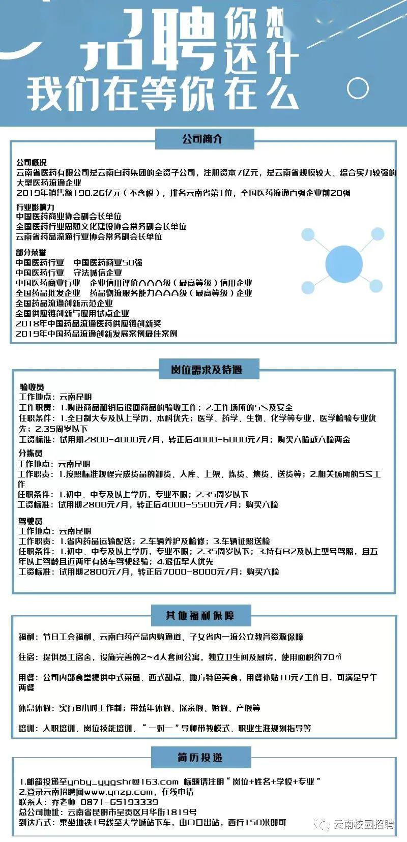 呈贡云南白药最新招聘动态与职业机会解析