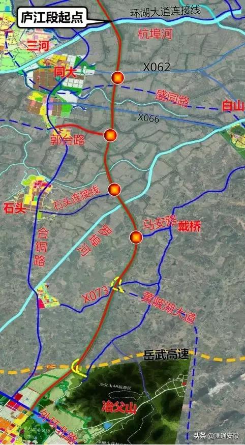 庐江县道路最新规划图，塑造未来城市交通新面貌